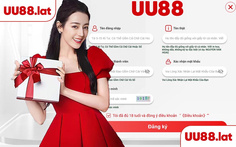Hướng dẫn đăng ký UU88