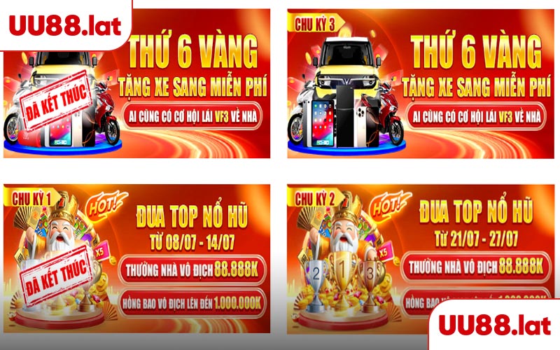 Cập nhật những khuyến mãi độc quyền tại UU88